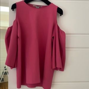 Lovely Bright Pink Cold Shoulder top